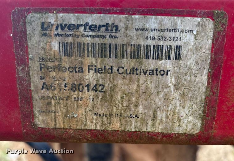 image for item DT4662 Unverferth Perfecta field cultivator field cultivator