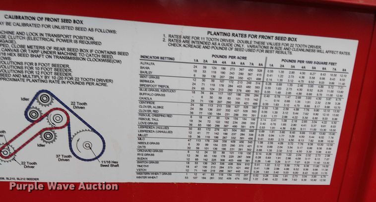 image for item DT4677 2020 Brillion SL2121 seeder