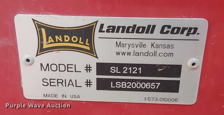 image for item DT4677 2020 Brillion SL2121 seeder