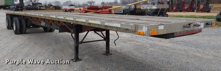 image for item DT4683 2000 Transcraft Eagle W2 flatbed trailer