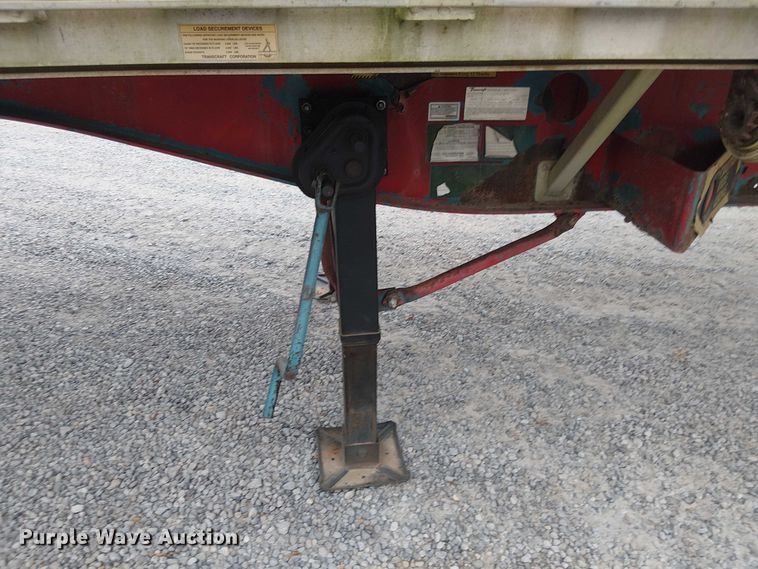 image for item DT4683 2000 Transcraft Eagle W2 flatbed trailer