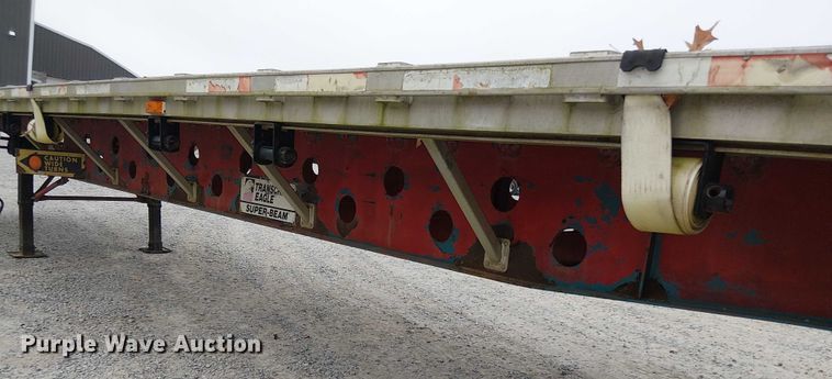 image for item DT4683 2000 Transcraft Eagle W2 flatbed trailer