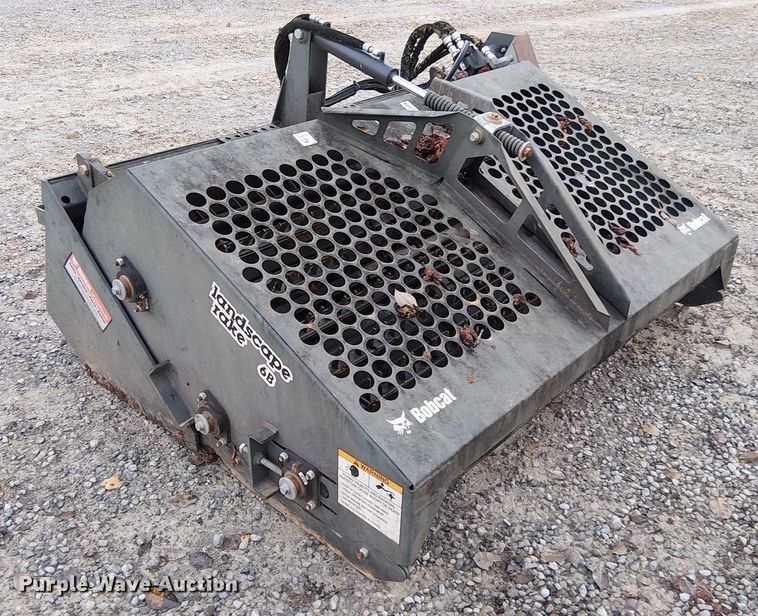 image for item DT4695 2020 Bobcat LR6B skid steer landscape rake