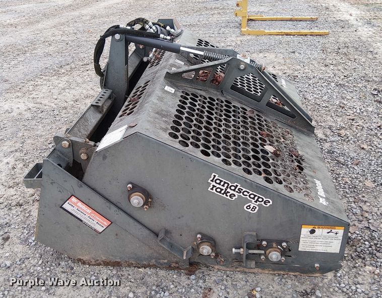 image for item DT4695 2020 Bobcat LR6B skid steer landscape rake