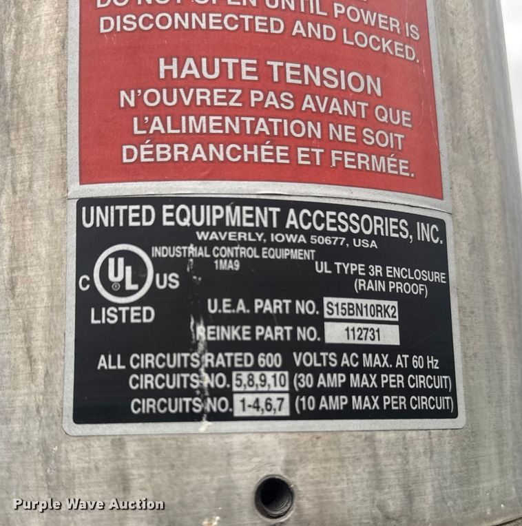 image for item DT4709 Reinke center pivot