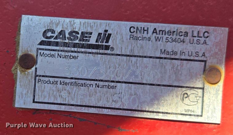 image for item DT4728 2011 Case 330 Turbo vertical tillage