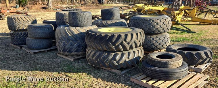 image for item DT4732 Approximately 20 tires and wheels