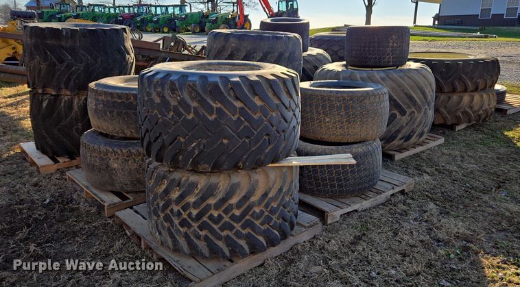 image for item DT4732 Approximately 20 tires and wheels