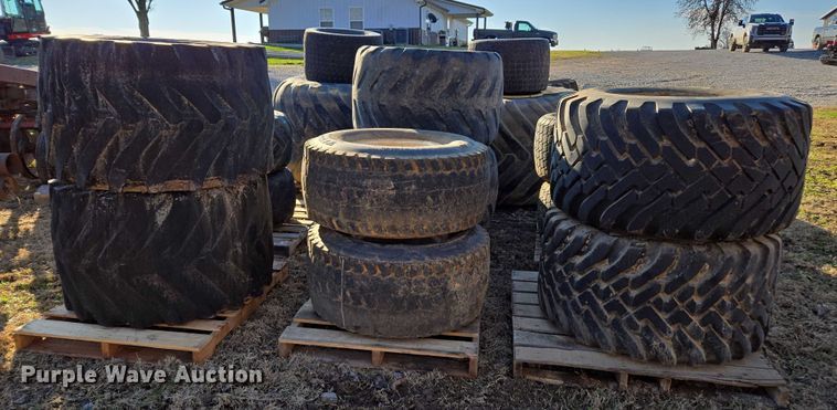 image for item DT4732 Approximately 20 tires and wheels