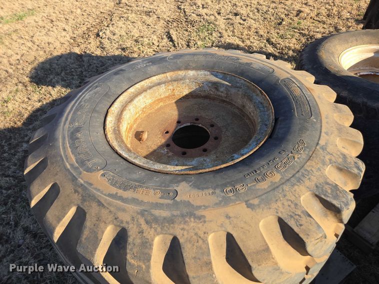 image for item DT4732 Approximately 20 tires and wheels