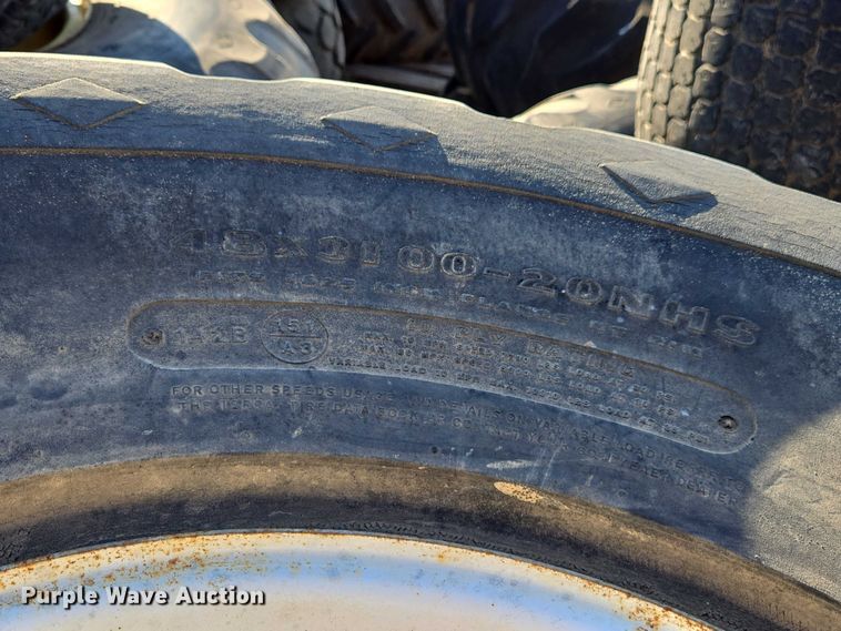 image for item DT4732 Approximately 20 tires and wheels