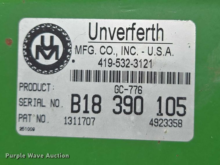 image for item DU2568 Unverferth Brent 776 grain cart