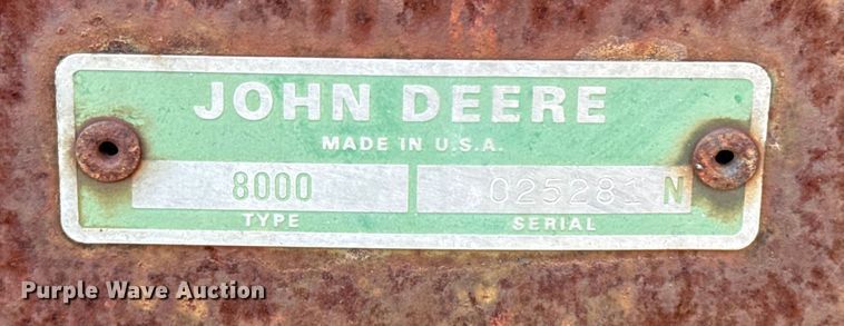 image for item DW5193 John Deere 8300 grain drill