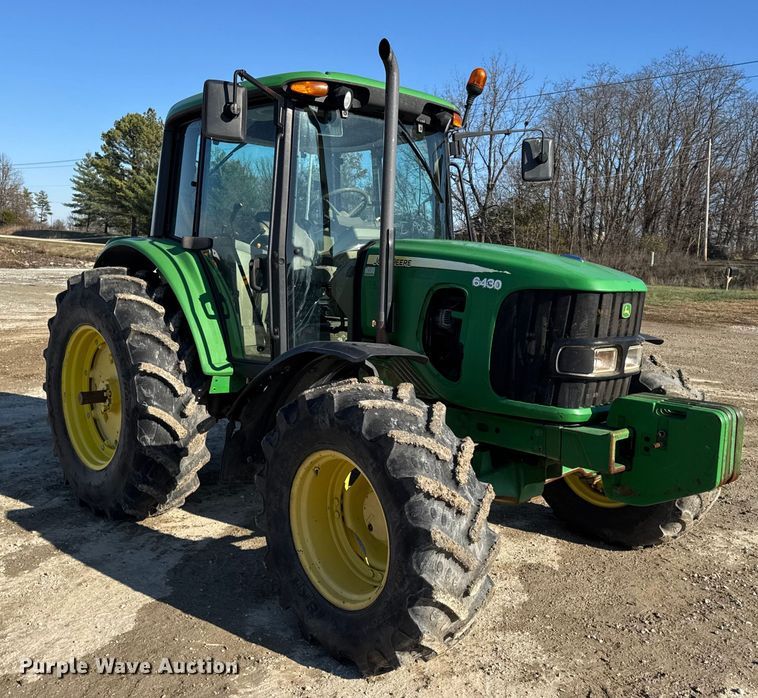 image for item DW6705 2011 John Deere 6430 MFWD tractor