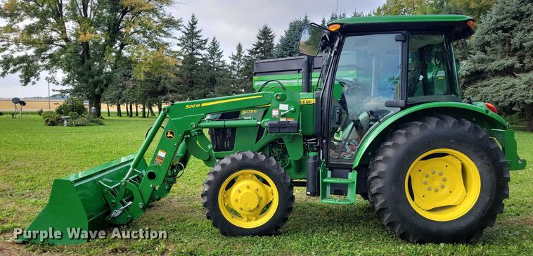 image for item EA2575 2015 John Deere  5075E MFWD tractor