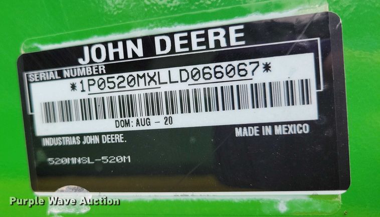 image for item EA2575 2015 John Deere  5075E MFWD tractor
