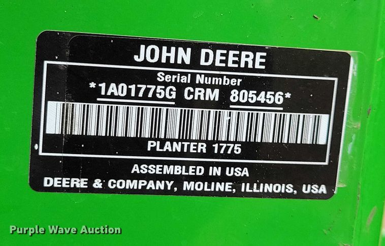 image for item EA2576 2024 John Deere  Exact Emerge 1775 NT planter