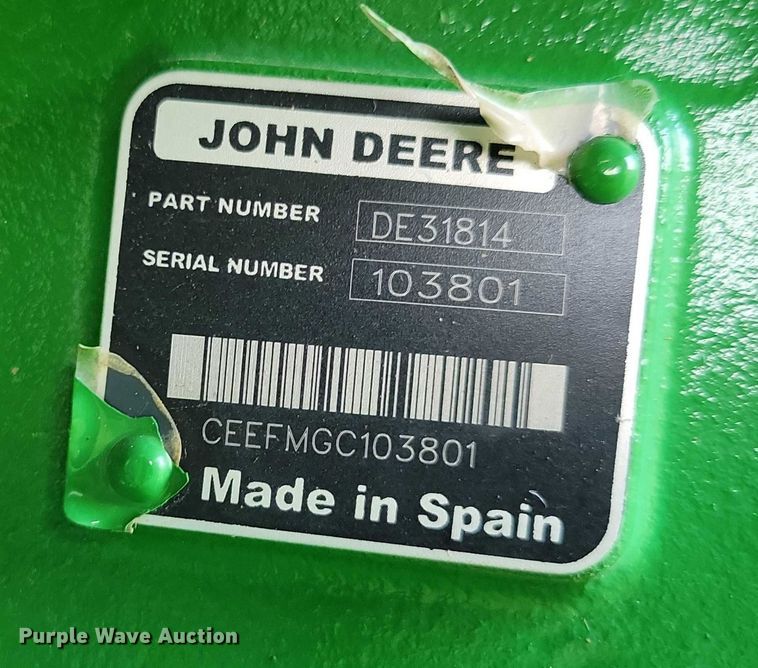 image for item EA2580 2021 John Deere  RD35F flex draper head