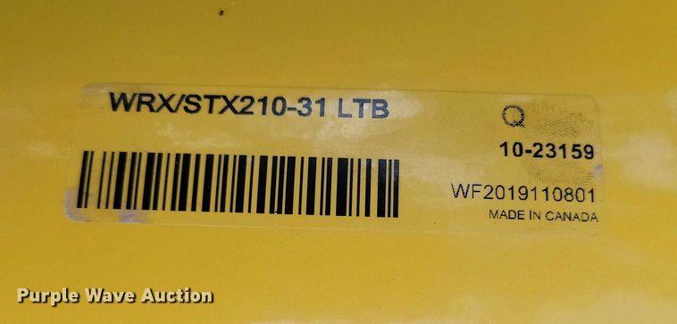 image for item EA2582 2019 Westfield WRX 10-31 auger