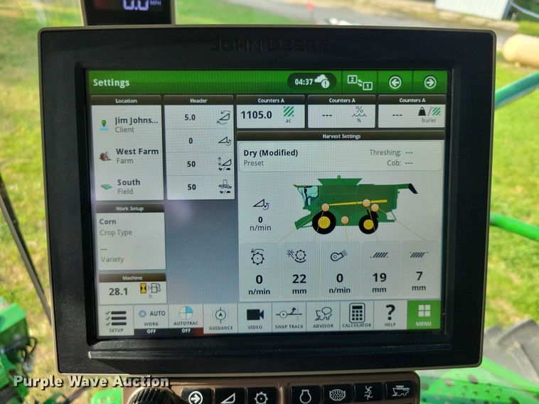 image for item EA2584 2019 John Deere  S760 combine