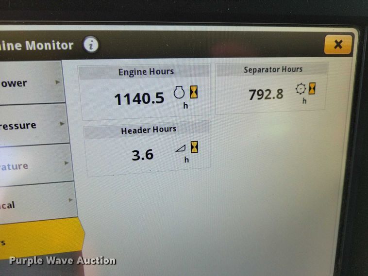 image for item EA2584 2019 John Deere  S760 combine