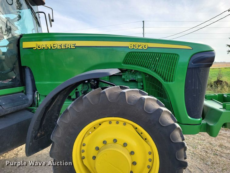 image for item EA2586 2003 John Deere  8320 MFWD tractor