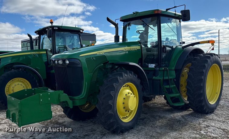 image for item EA2586 2002 John Deere  8320 MFWD tractor