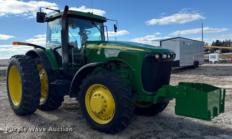image for item EA2586 2002 John Deere  8320 MFWD tractor