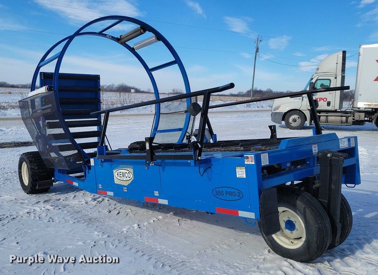 image for item EA2765 2021 Kemco 355 Pro-2 bale wrapper