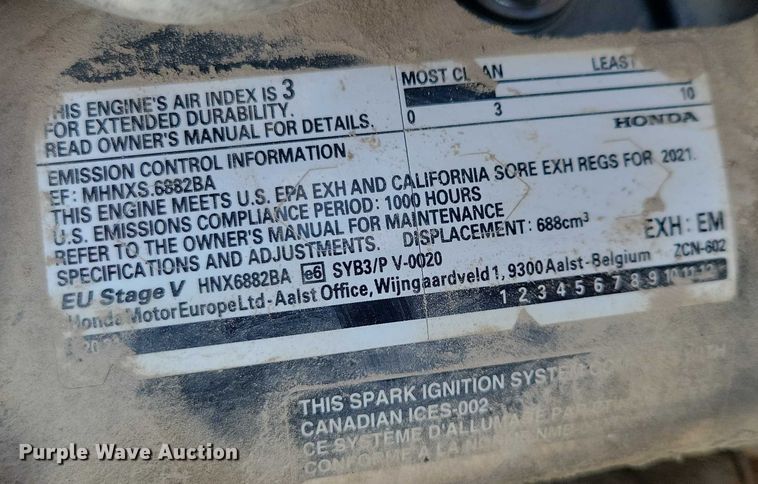 image for item EA2765 2021 Kemco 355 Pro-2 bale wrapper