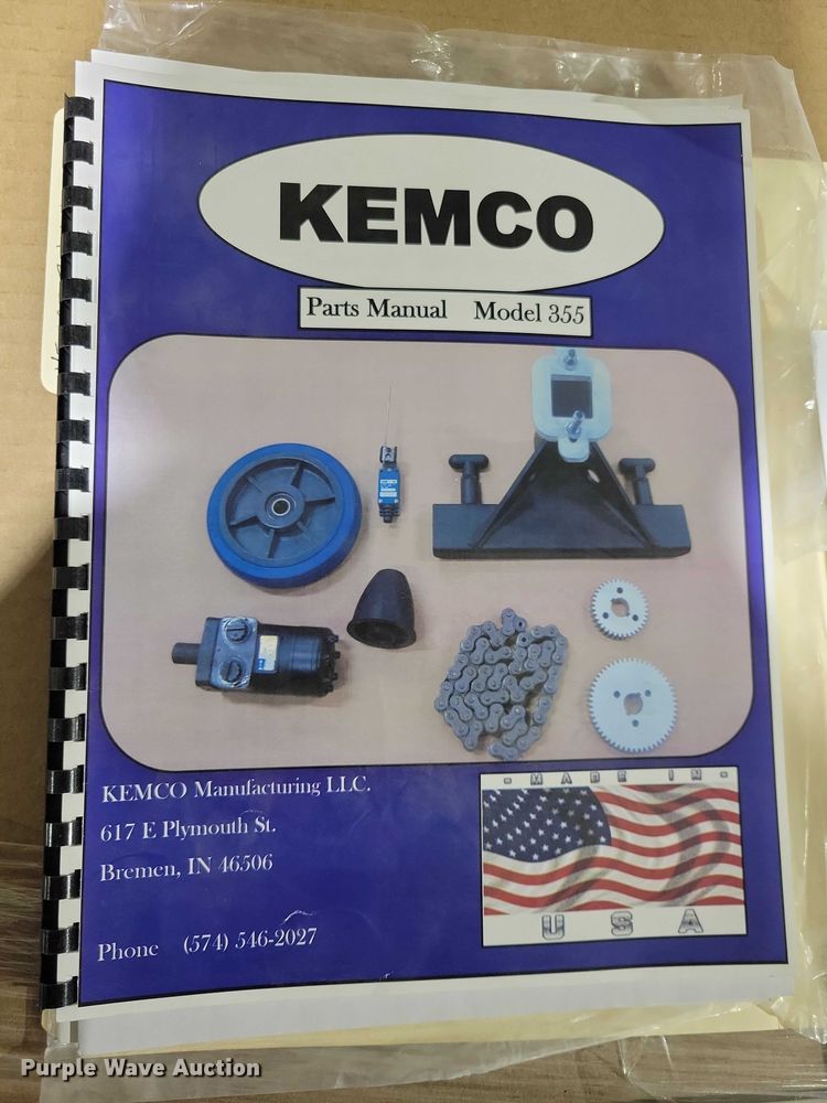 image for item EA2765 2021 Kemco 355 Pro-2 bale wrapper