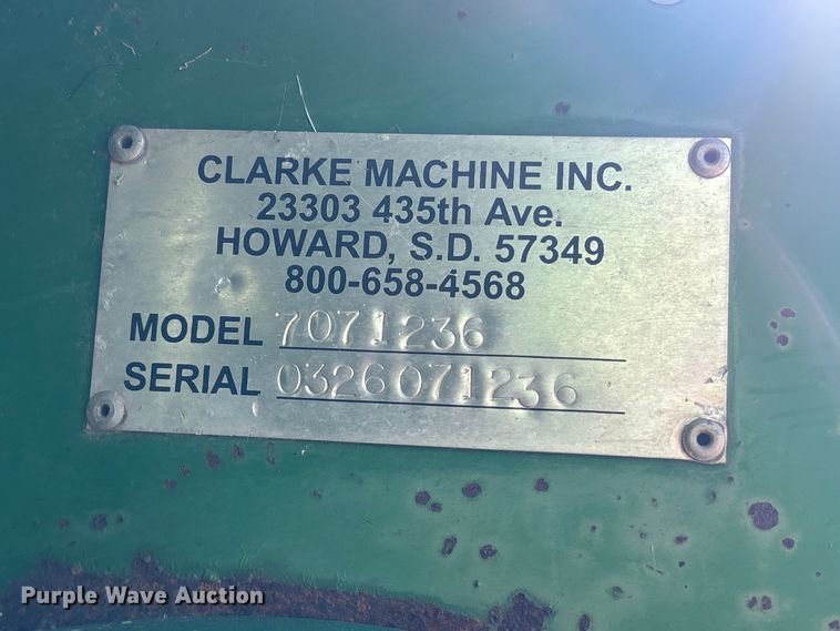 image for item EA7068 Clarke 7071236 corn head