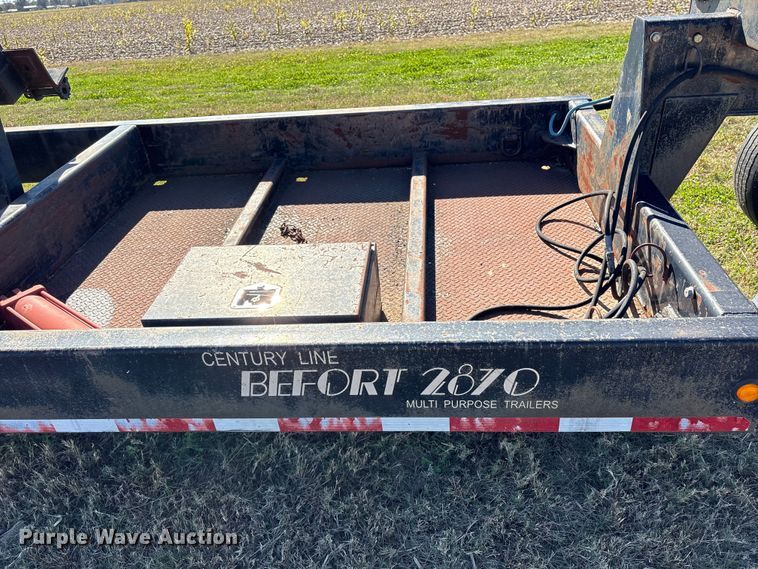 image for item EA7084 2009 Befort 2870 header trailer