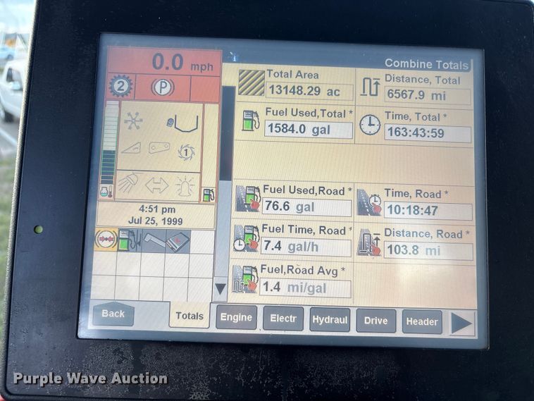 image for item EA7128 2007 Case IH 8010 Axial-Flow RWA combine