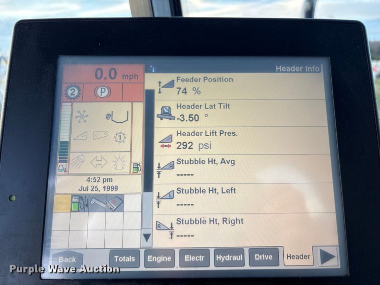 image for item EA7128 2007 Case IH 8010 Axial-Flow RWA combine