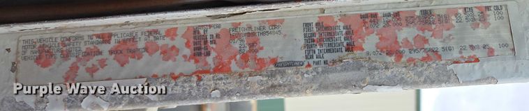 image for item EB1183 1996 Freightliner FLD112 truck cab and chassis