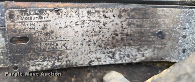 image for item EB1186 1993 International 9200 Eagle truck cab and chassis