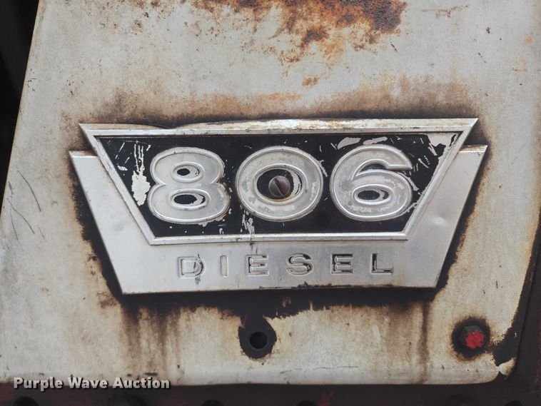 image for item EB1203 1964 Farmall 806 tractor