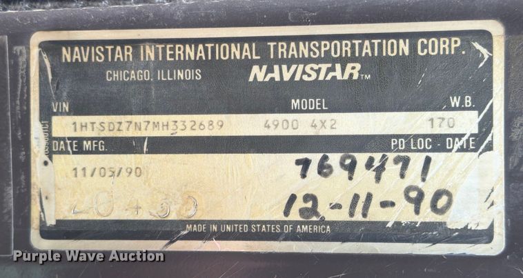 image for item ED5058 2021 International 4900 applicator truck