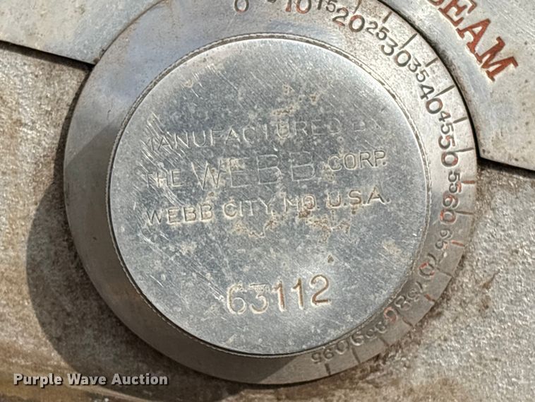 image for item EG8296 Webb Scale livestock scale