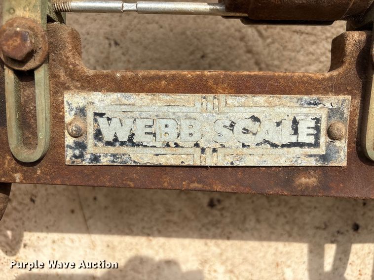 image for item EG8296 Webb Scale livestock scale