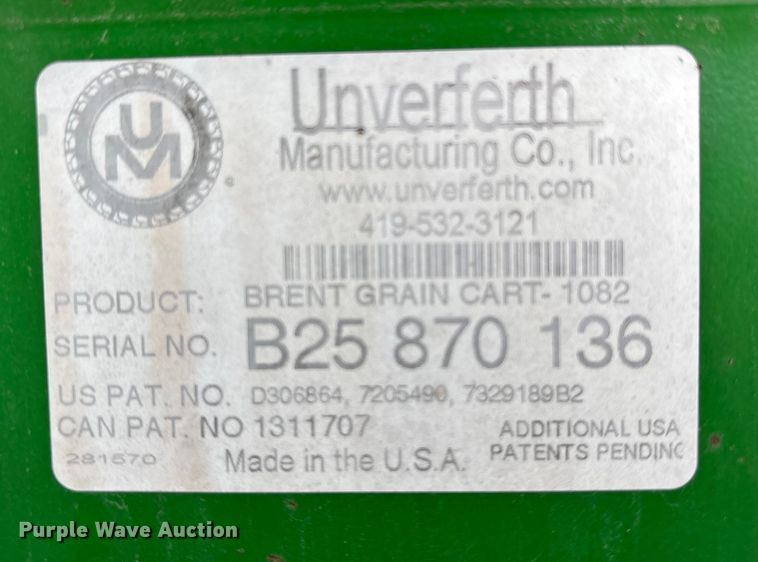 image for item EM0057 2009 Brent 1082 grain cart