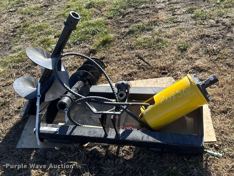 image for item EN0085 Miva skid steer auger