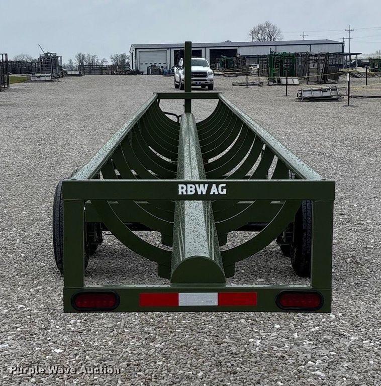 image for item EN5829 RBW Hay Baron HB36 hay bale trailer