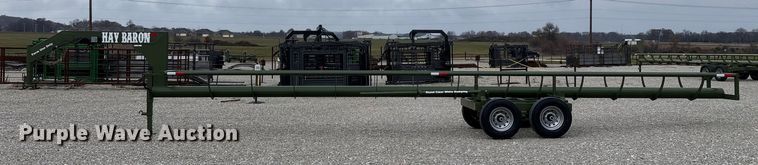 image for item EN5829 RBW Hay Baron HB36 hay bale trailer