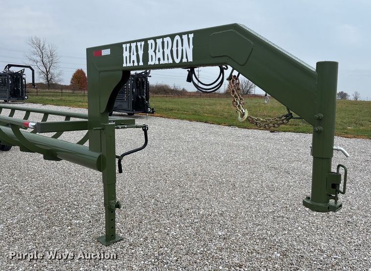 image for item EN5829 RBW Hay Baron HB36 hay bale trailer