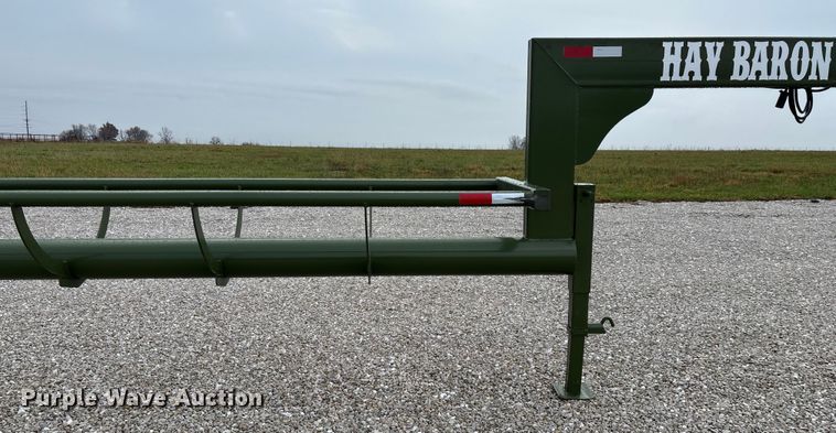 image for item EN5829 RBW Hay Baron HB36 hay bale trailer