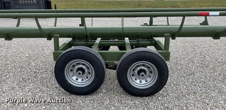 image for item EN5829 RBW Hay Baron HB36 hay bale trailer