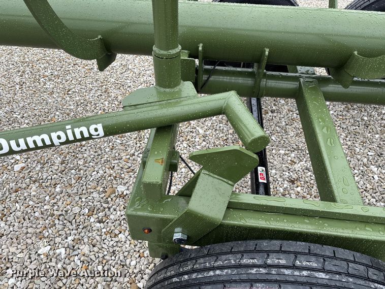 image for item EN5829 RBW Hay Baron HB36 hay bale trailer