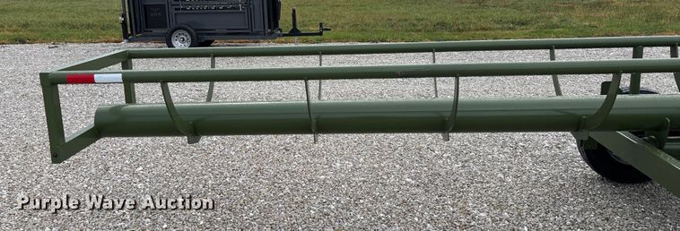 image for item EN5829 RBW Hay Baron HB36 hay bale trailer
